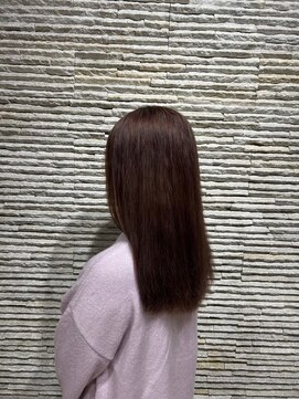 ビスイル 秋葉原店(Vis ill) 大人可愛いブリーチカラーブラウンラベンダー