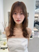 ノイ 銀座(noi)&nbsp;韓国ヘア／ミディアム/レイヤーカット／前髪カット