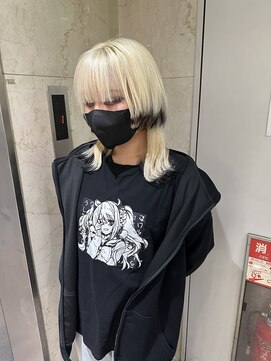 シピレアノバイブレス(shipi. le'ano by brace) 【maria】end color/ブリーチ/デザインカラー/ダブルカラー