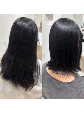 スープル オオブ(SOUPLE.obu) 【髪質改善x縮毛矯正】SILKストレート