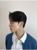 ダウンパーマ　ニュアンスパーマ　センターパート