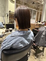 シールドヘアー 沖縄 新都心(C'LD Hair)&nbsp;那覇美容室/おもろまち美容室/ヘイリーボブ/髪質改善/小顔ボブ