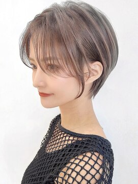 セイドット リー(Say. Ree) say.ショートボブひし形ショートオリーブグレーアッシュ小顔