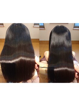 酸性ストレートはもう古い?!最新進化中のメテオストレートが『艶々・しなやか・柔らか』感動の仕上がり へ!