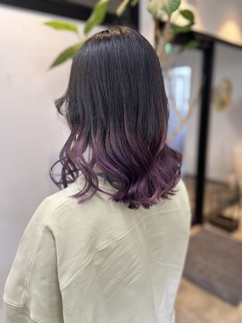 ピスタ(PiSTA) 黒髪カタログ/クラゲヘアー/オリーブグレー/千葉駅