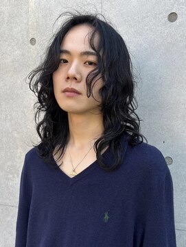 カナン(CANAAN) メンズロング　ルーズパーマ　ウルフ