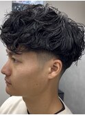 MEN’S HAIR/波巻ツイストスパイラル/フェザーパーマ/錦糸町
