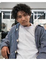 アストラ(ASTRA)&nbsp;MEN’S HAIR/サーフカール/刈り上げセンターパート