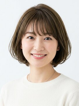 フープ 川越(hoop) ショートボブ　白髪ぼかし　川越