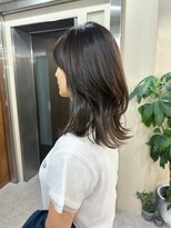 マリアバイアフロート(Maria by AFLOAT)&nbsp;30代40代ナチュラルなウルフロングレイヤーハッシュカット
