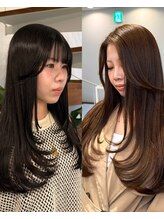 ☆ブリーチなしでも透明感カラーが実現×あなたに合わせた人気の小顔レイヤーカット☆