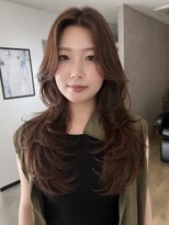 エトワ 中央店(etoi)&nbsp;大分韓国かき上げレイヤーカット大人レイヤー顔まわりレイヤー
