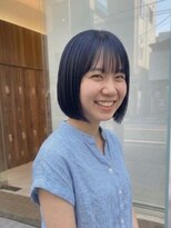 アッシュ 川崎店(Ash) まとまりやすい切りっぱなしボブ【Ash川崎店】