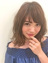 ヘアメイク アージュ 天神西通り店(HAIR MAKE age) 【鶴久彩】フェミニンパーマ