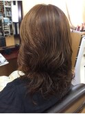 セミロングソフトウェーブ