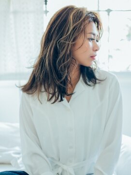 フラミューム 恵比寿(flammeum) 無造作カールミディ