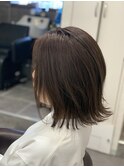外ハネボブ×グレージュ
