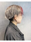『光』Smoky Greige Bangs Hot Red