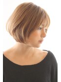 【30代40代50代】毛先ワンカールひし形ナチュラボブ