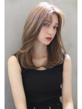 ブラン 広島本通(Blanc) 【Blanc/広島本通】ハイライトカラー＿ミルクベージュ