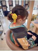 【MICHI 富田店　古作蓮】袴ヘアセット