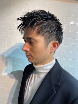 カミヤ 髪や 目黒店 ショートツーブロックスタイル[理容室/メンズ/メンズカット]