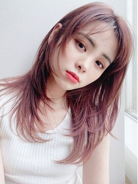 ファンナギンザ(FaNNa ginza) ロングヘアウルフレイヤー[銀座][小顔][パーソナル診断][前髪]