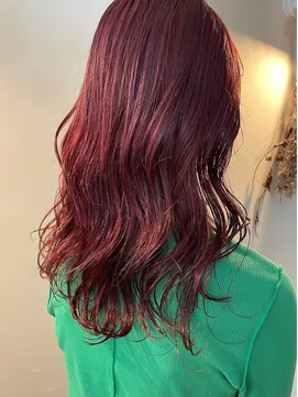 キツネ(KITSUNE) 【KITSUNE/iku 】bleach color red