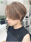 ハイライトハンサムショート【福岡 パーマ デジタルパーマ 】