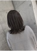 くびれロブ　マットグレージュ　おおたかの森