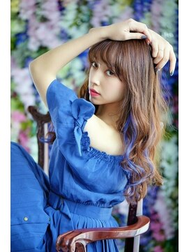 サファイア(SAPPHIRE) ブルーメッシュでインナーカラーを♪♪