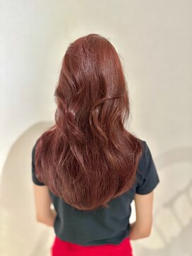 アンダーバーホワイト(_WHITE) ピンクラベンダー レイヤーカット