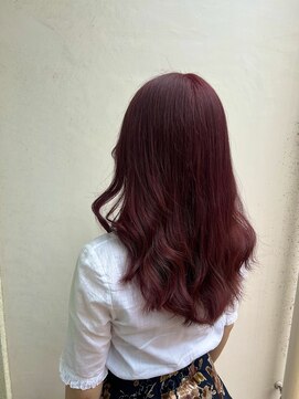 アジールヘア 北千住駅西口店(agir hair) チェリーレッド　【北千住】