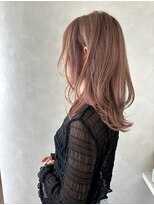 ピヌ(pinue)&nbsp;【pinue】ピンクブラウン×ブリーチ @KAWASAKI