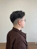 【パーマ】メンズカット＋パーマ＋眉メンテナンス