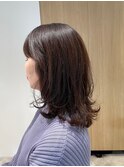 20代30代40代◎大人可愛い シアーカラーセミディ