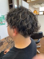 ヘアー ラヴワン 大間々(hair love One)&nbsp;波巻きシャドウパーマMIX