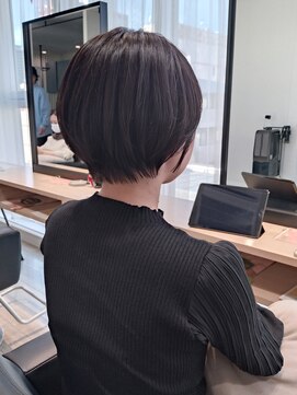 アーロン(aaron) お客様stlye☆まーるいショートボブ