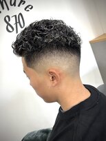 縁 ハナレ(en 870)&nbsp;極道パーマ　白金メッシュ