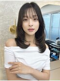 韓国カット/前髪カット/レイヤーカット/黒髪/髪質改善[池袋]