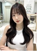 【フォルテ古山】韓国スタイル/シースルーバンク/アッシュカラー
