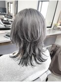 アンブレラーカラー×ウルフカット
