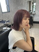タイドヘアー 高槻店(TIDE HAIR)&nbsp;レイヤーカット×ラベンダーカラー
