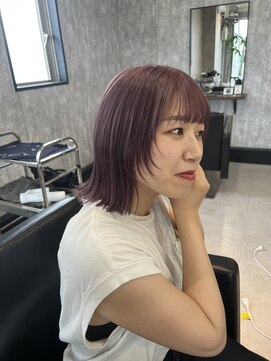 タイドヘアー 高槻店(TIDE HAIR) レイヤーカット×ラベンダーカラー