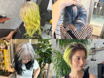 アンドケー 那覇小禄店(and K)の写真/ブリーチカラーの経験豊富なスタイリストが担当！ハイクオリティ×ハイトーンで自分だけのスタイルを♪