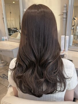 ザックラフィネ(ZACC raffine) くすみベージュ/ワンカラー/ローレイヤーカット