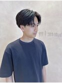 【竹内哉汰】20代30代 大人のセンターパート×ダークブラウン