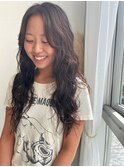 朝ラク♪ロングの大きめカールのラフウェーブ