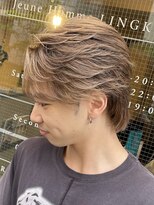 ジュンヌオム リンカラン(Jeune Homme LINGKARAN) シャドールーツ×センターパート