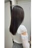 【ブリーチ毛可】美髪ストレート ￥15900
